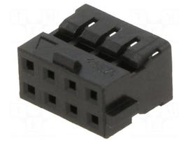 Connector: wire-wire/PCB | plug | female | PIN: 8 | Milli-Grid | crimped