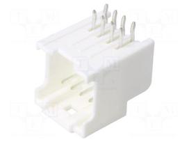 Connector: wire-board | male | PIN: 8 | angled | for cable | THT | tinned