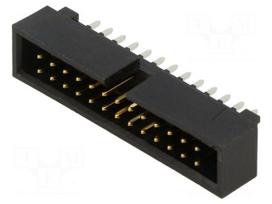 Connector: IDC | male | PIN: 26 | straight | THT | gold-plated