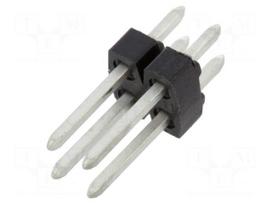 Connector: pin strips | pin header | male | PIN: 4 | soldering,THT