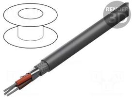 Wire | Xtra Guard® 1 | 3x22AWG | PVC | dark grey | 300V | 305m | 1000ft