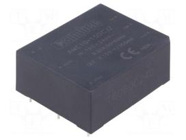 Converter: AC/DC | 10W | Uin: 85÷264VAC,120÷370VDC | Uout: 15VDC | 81%
