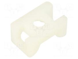 Holder | screw | polyamide | natural | A: 8.2mm | B: 11.1mm | C: 17mm