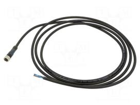 Cable: for sensors/automation | PIN: 3 | M8 female | straight | 5m