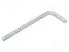 Wrench: hex key | HEX 5mm | Overall len: 80mm | Chrom-vanadium steel