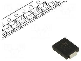 Diode: rectifying | SMD | 600V | 3A | SMC | Ufmax: 1.15V | Ifsm: 100A