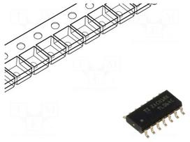 IC: operational amplifier | 1MHz | Ch: 4 | ±3.5÷18VDC,7÷36VDC | SO14