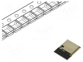 Module: Bluetooth Low Energy | 12dBm | GPIO,I2C,I2S,PDM,SPI,UART