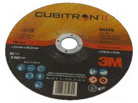 Cutting wheel | Ø: 180mm | Disc thick: 2.5mm | Holder: assembly hole