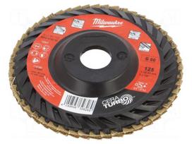 Flap grinding wheels | Ø: 125mm | Granularity: 60 | 22.22mm