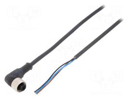 Cable: for sensors/automation | PIN: 4 | M12 female | angled | 2m | plug