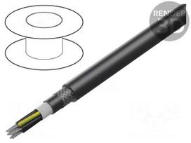 Wire: control cable | ÖLFLEX® ROBUST FD C | 4G1.5mm2 | black | 12.1mm
