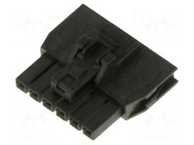 Connector: wire-board | plug | female | PIN: 6 | Nano-Fit | UL94V-0 | 1x6