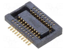 Connector: PCB to PCB | male | PIN: 20 | vertical | SMT | 0.5mm | H: 1.5mm