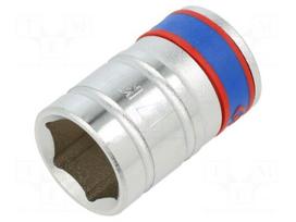 Socket: 6-angles | socket spanner | HEX 17mm | 1/2" | short