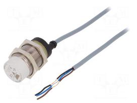 Sensor: inductive | OUT: NPN / NO | 0÷15mm | 10÷36VDC | M30 | 2m | IP67