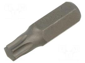 Screwdriver bit | Torx® | TX45 | Socket size: 10mm | Overall len: 36mm
