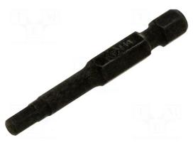 Screwdriver bit | hex key | HEX 4mm | 1/4" | Overall len: 50mm