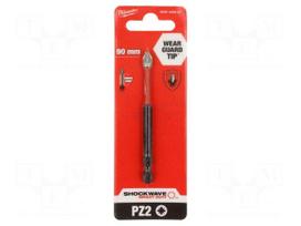 Screwdriver bit | Pozidriv® | PZ2 | Kind: impact | Overall len: 90mm