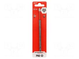 Screwdriver bit | Phillips | PH2 | Kind: impact | Overall len: 150mm