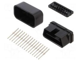 Enclosure: OBD | X: 24.7mm | Y: 48.3mm | Z: 18mm | ZOBD | ABS | black