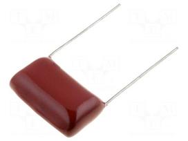 Capacitor: polyester | 470nF | 250VDC | 15mm | ±10% | 18.5x5.3x12.5mm