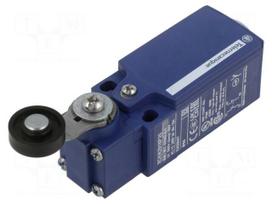 Limit switch | lever R 35,5mm, plastic roller Ø19mm | NC x2 | 10A