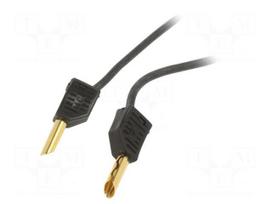 Test lead | 60VDC | 30VAC | 19A | banana plug 4mm,both sides | Len: 2m