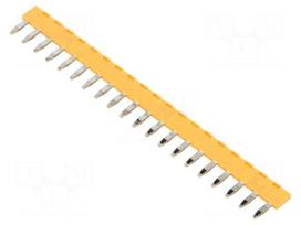 Connection bridge | PIN: 20 | 32A | yellow | G2RV-ST