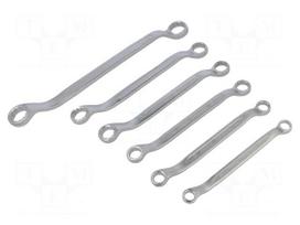 Wrench: combination spanner-set | bent | 6pcs.