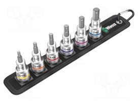 Socket: hex key-bit-set | Hex Plus | 1/2" | 6pcs.