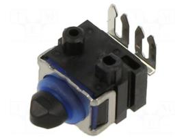 Microswitch SNAP ACTION | 0.1A/12VDC | SPST-NO | Rcont max: 500mΩ