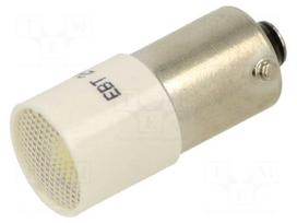 LED lamp | BA9S,T10 | white | 24VDC | 24VAC | plastic | -20÷60°C