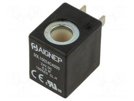 Coil for solenoid valve | IP65 | 24VDC | 6.5W | 10mm