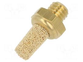 Sound suppression silencer | Thread: M5 | sintered bronze | F: 4mm