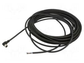 Cable: for sensors/automation | PIN: 4 | M8 female | angled | 10m | plug