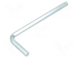 Wrench: hex key | HEX 4mm | Overall len: 71mm | Chrom-vanadium steel