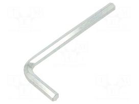 Wrench: hex key | HEX 6mm | Overall len: 90mm | Chrom-vanadium steel