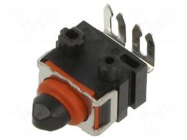 Microswitch SNAP ACTION | 0.1A/12VDC | SPST-NC | Rcont max: 500mΩ