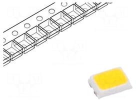 LED | white warm | SMD | Case (mm): 2016 | 5800÷7000mcd | 2700-3400K
