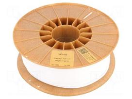 Filament: PET-G | 1.75mm | white | 220÷250°C | 1kg | Table temp: 60÷80°C