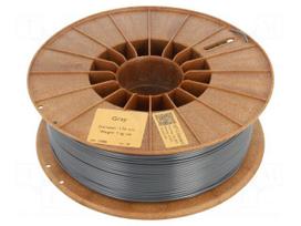 Filament: PET-G | 1.75mm | grey | 220÷250°C | 1kg | Table temp: 60÷80°C