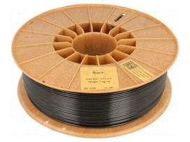 Filament: PET-G | 1.75mm | black | 220÷250°C | 1kg | Table temp: 60÷80°C
