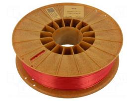 Filament: PLA SILK | 1.75mm | red | 195÷225°C | 800g
