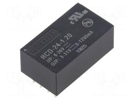Converter: DC/DC | Uin: 6÷36VDC | Uout: 3÷31VDC | Iout: 1200mA | PCB