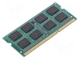 DRAM memory | DDR3 SODIMM | 1600MHz | 1.35÷1.5VDC | industrial | 512x8