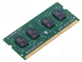 DRAM memory | DDR3 SODIMM | 1600MHz | 1.35÷1.5VDC | industrial | 512x8