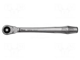 Wrench: rattle | 3/8" | Zyklop Metal | 222mm | Teeth: 76