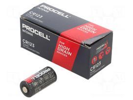 Battery: lithium | CR123A | 3V | 1600mAh | non-rechargeable | 10pcs.