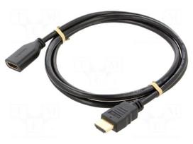 Cable | HDMI socket,HDMI plug | HDMI 2.0,High Speed + Ethernet